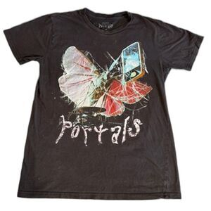 Melanie Martinez Portals Butterfly T-Shirt Size M Black Graphic Tee